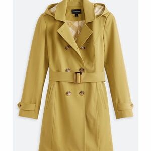 41 hawthorn Crue hooded trench new small